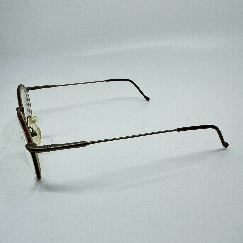 Safilo Team 3958 WT6 Eyeglasses Gold‎ Oval Full Rim Frames 48-18-135 H11120 - Picture 2 of 7